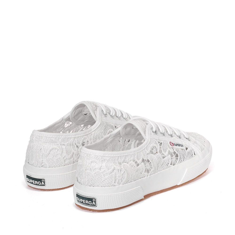 Superga 2750 Macrame White Sneakers - Women's Sneakers USA | US7601540